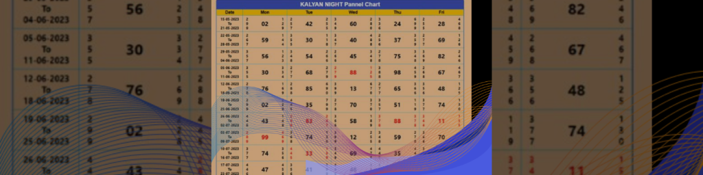 KALYAN SATTA PANEL CHART​