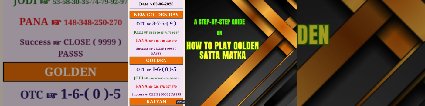 How to Play Golden Satta Matka: A Step-by-Step Guide